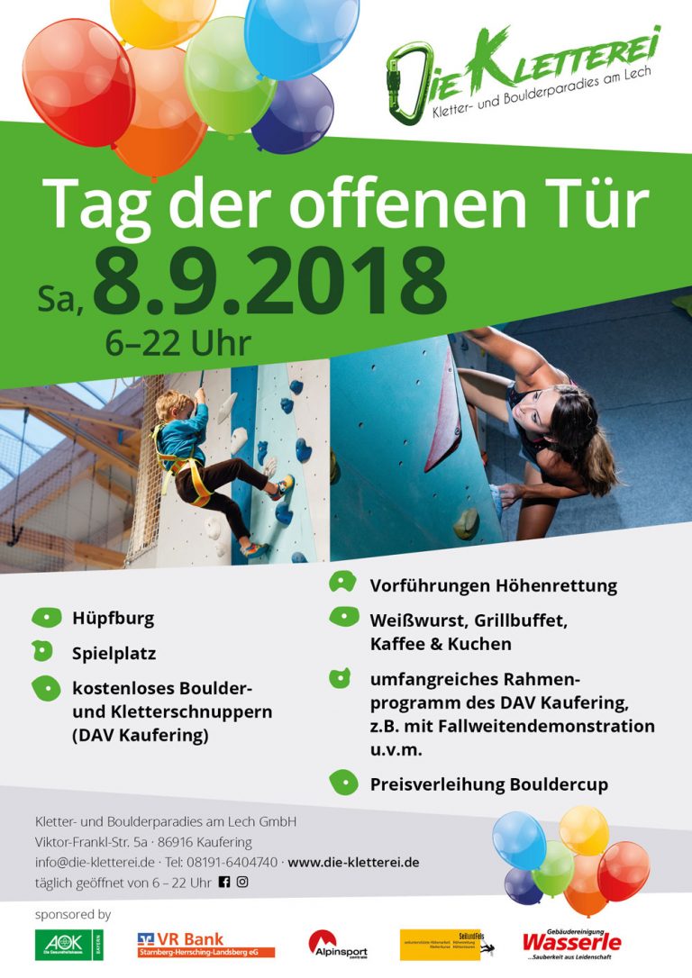 Tag der offenen Tür Die Kletterei